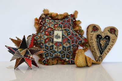 Lot 363 - A 19th Century Star-Shaped 'Sweetheart' pin Cushion