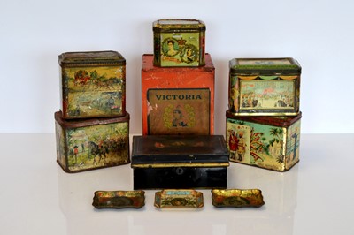 Lot 368 - An assortment of Victorian Souvenir Tins