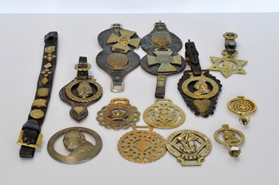 Lot 371 - A collection of various Horse Brasses