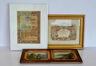 Lot 381 - A panel from the GWR Queen Victoria's Diamond Jubilee Royal Train