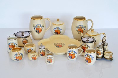 Lot 394 - An assortment of Macintyre Burslem ceramics for Queen Victoria's Diamond Jubilee