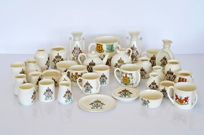 Lot 400 - A collection of Queen Victoria Diamond Jubilee Commemorative Crested Ware by Goss