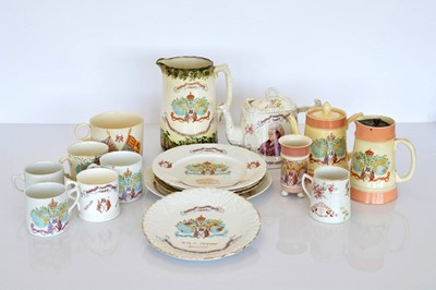 Lot 402 - A collection of Queen Victoria Diamond Jubilee Commemorative Ceramics