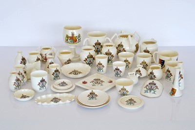 Lot 404 - A collection of Queen Victoria Diamond Jubilee Commemorative Crested Ware by Goss