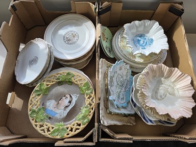 Lot 423 - A large collection of Diamond Jubilee Commemorative plates and dishes