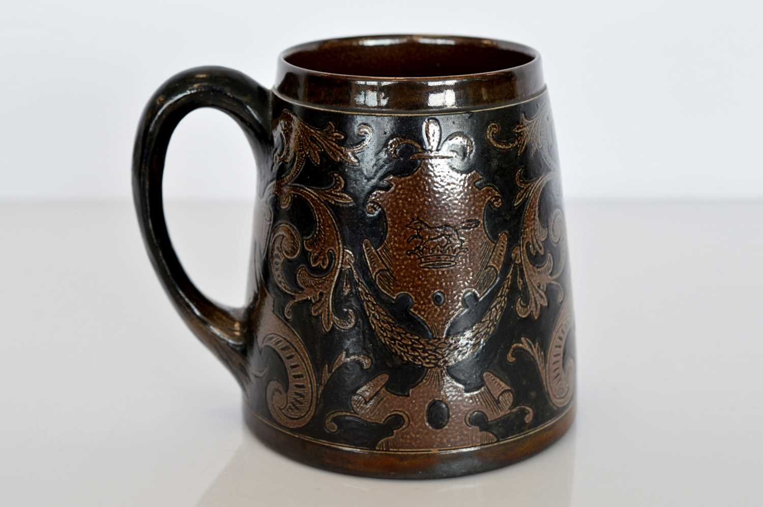 Lot 430 - A Martin Brothers Stoneware Royal Commemorative jug