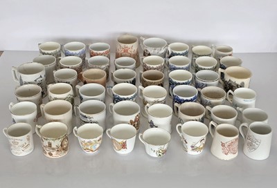 Lot 435 - A collection of Diamond Jubilee commemorative Mugs and Cups