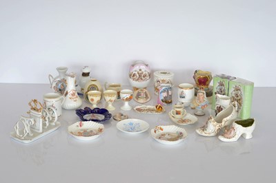 Lot 436 - A mixed group of Queen Victoria Diamond Jubilee Ceramics