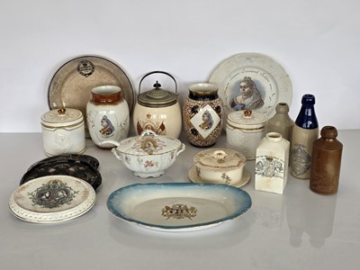 Lot 439 - A collection of assorted Queen Victoria Diamond Jubilee Commemorative items