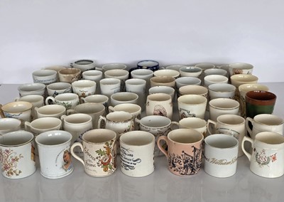 Lot 440 - A large collection of Commemorative Cups and Beakers