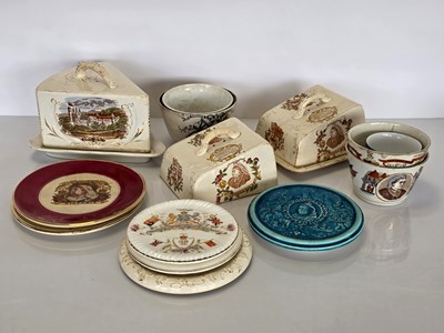 Lot 443 - A Queen Victoria Diamond Jubilee Commemorative Cheese Dish
