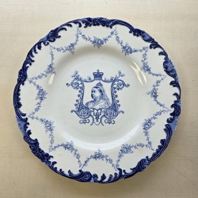 Lot 448 - A small selection of Queen Victoria Diamond Jubilee Commemorative plates