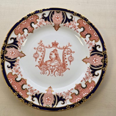 Lot 448 - A small selection of Queen Victoria Diamond Jubilee Commemorative plates