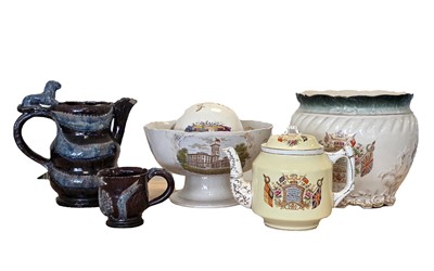 Lot 453 - A collection of Queen Victorian Diamond Jubilee Ceramic and Stoneware items