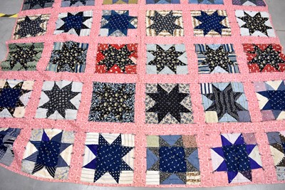 Lot 472 - A Queen Victoria Diamond Jubilee Patchwork Quilt