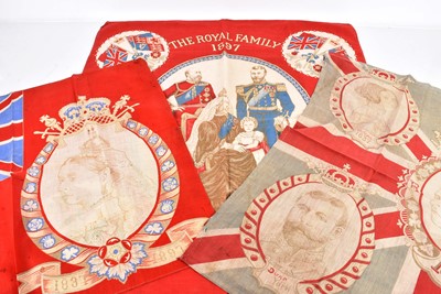Lot 473 - Three Queen Victoria Diamond Jubilee Handkerchiefs