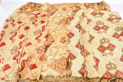 Lot 474 - Three textile items for the Diamond Jubilee of Queen Victoria