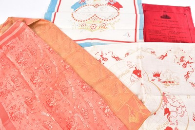 Lot 484 - A silk programme for the Port-Louis Regatta in Honor of the Queen's Jubilee