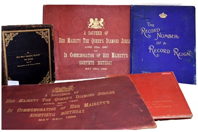 Lot 491 - A collection of Pictorial and Souvenir books of Queen Victorias Diamond Jubilee