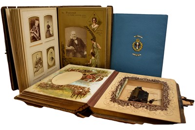 Lot 494 - Two Victorian Photograph albums