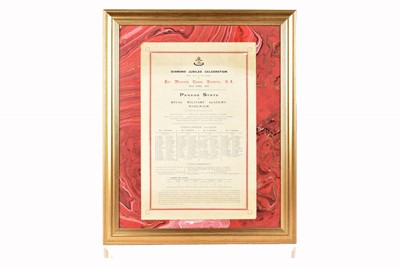 Lot 508 - Diamond Jubilee Celebration Parade State Document