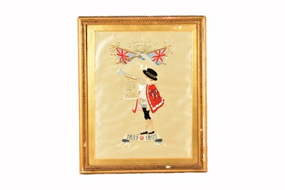 Lot 511 - A Diamond Jubilee Souvenir Silk