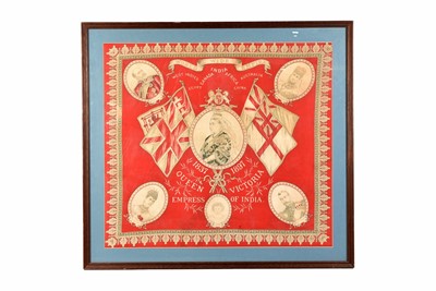 Lot 512 - A Victorian Diamond Jubilee Handkerchief