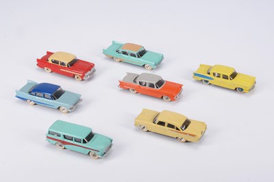 Lot 4 - Dinky Toys Two-Tone American Cars