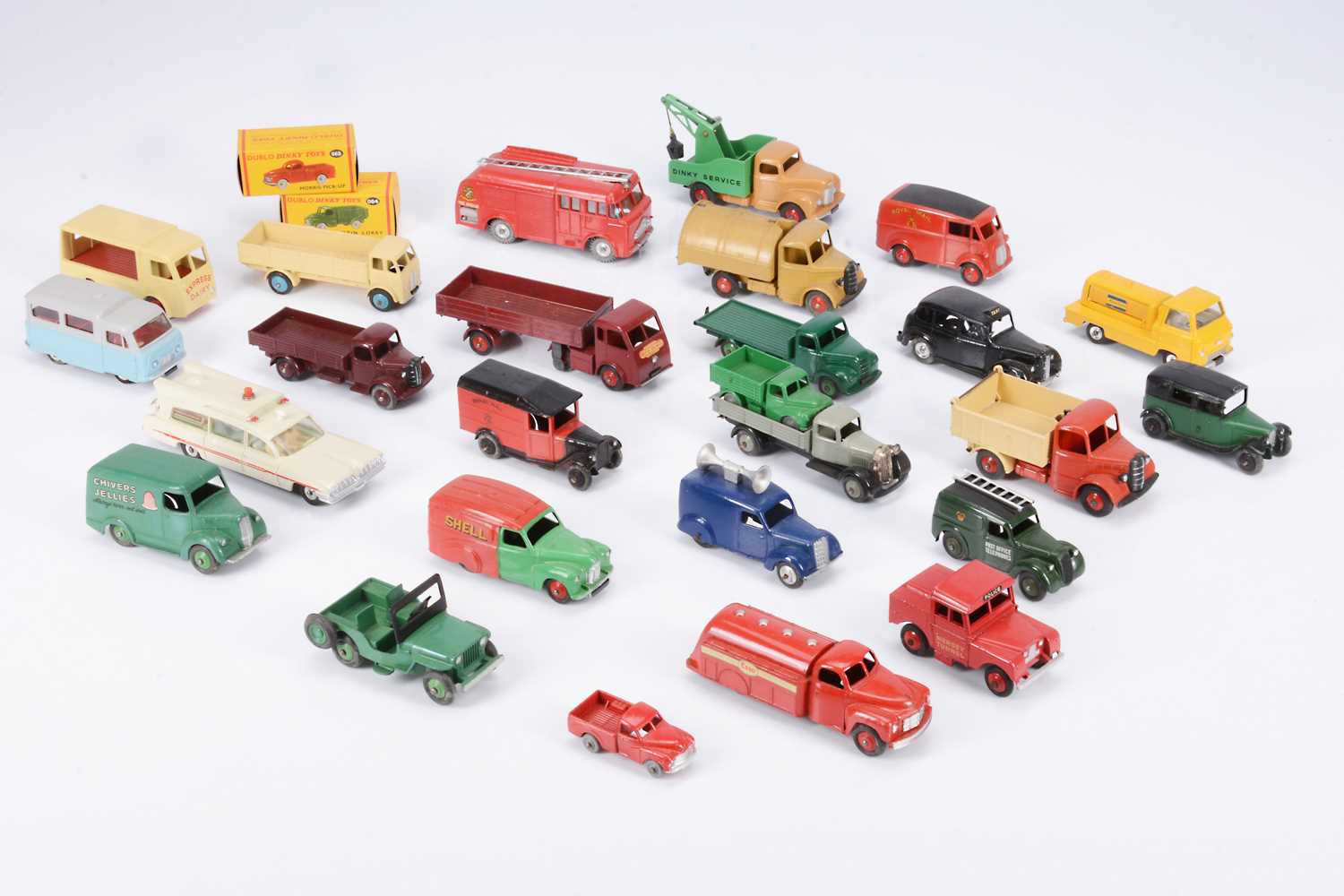 Lot 15 - Dinky Toys Small Commercial Vehicles