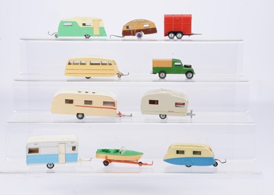 Lot 20 - Diecast Caravans & Trailers