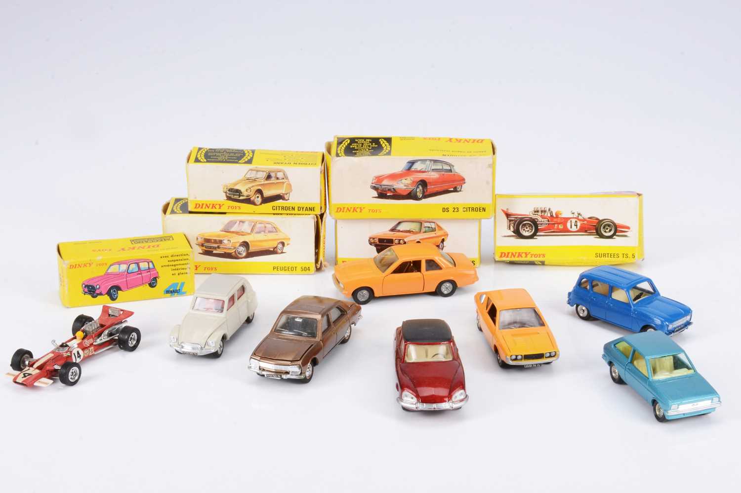 Lot 21 - Spanish Made French Dinky Toys Cars