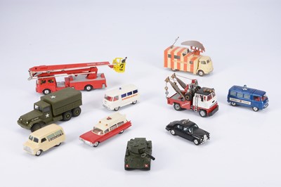 Lot 44 - Corgi Toys Emergency Service & Military Vehicles