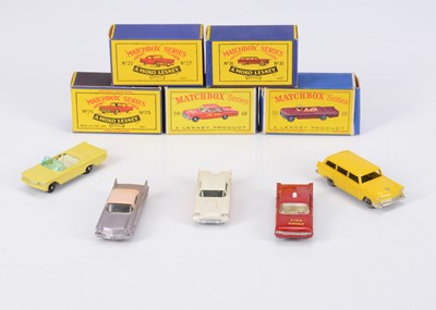 Lot 48 - Matchbox Lesney 1-75 Series American Cars