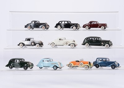 Lot 118 - Brooklin 1:43 Scale White Metal Models