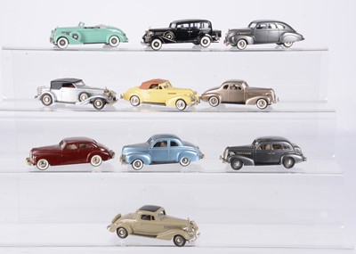 Lot 120 - Brooklin 1:43 Scale White Metal Models