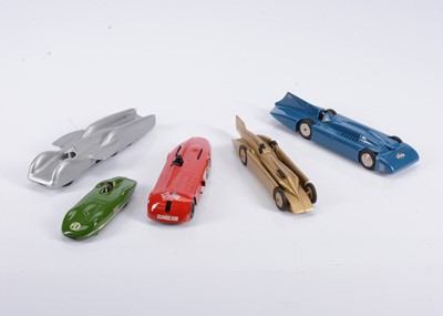 Lot 132 - Western Models White Metal Land Speed Record Cars