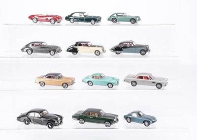 Lot 135 - Resin 1:43 Scale British Luxury Car Models