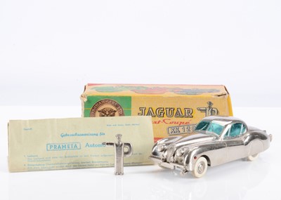 Lot 142 - A Prämeta Diecast Clockwork Jaguar XK120 Sport-Coupe