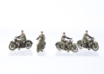 Lot 150a - Britains loose set 1791 Motorcycle Dispatch Riders