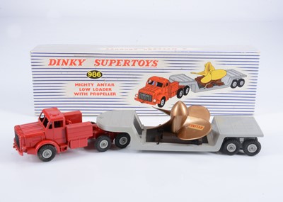 Lot 167 - A Dinky Supertoys 986 Mighty Antar Low Loader With Propeller