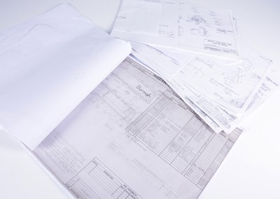 Lot 170 - Photocopies of Meccano Ltd. Dinky Toys Factory Drawings