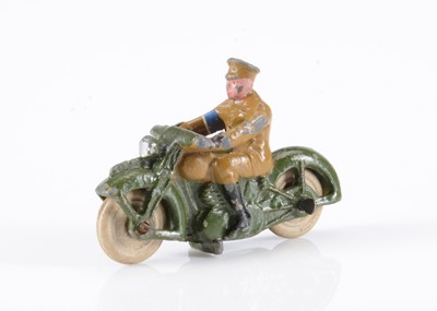 Lot 177 - A Pre-War Dinky Toys 37c Royal Signals Dispatch Rider