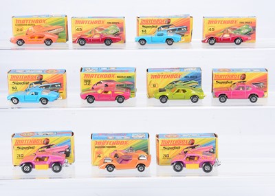 Lot 189 - 1970s Matchbox Superfast
