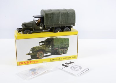 Lot 191 - A French Dinky Toys 809 GMC US Army 6x6 Truck