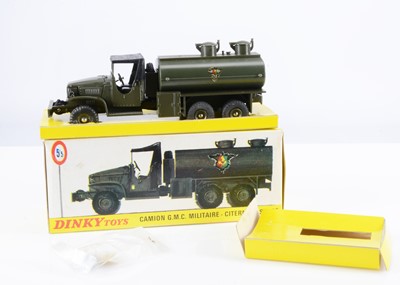 Lot 192 - A French Dinky Toys 823 GMC Military Tanker