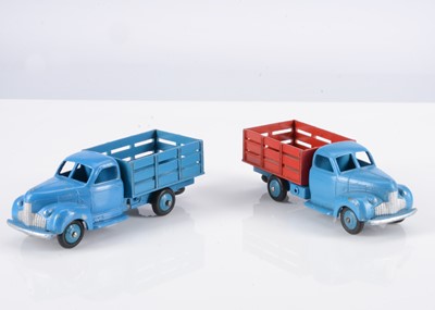 Lot 206 - French Dinky Toys 25-K Studebaker Farm Produce Trucks