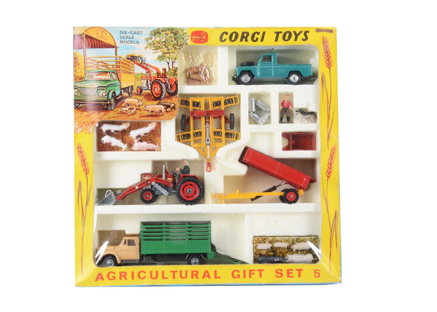 Lot 230 - A Corgi Toys Gift Set 5 Agricultural Set