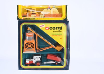 Lot 233 - Corgi Toys 42 Agricultural Set