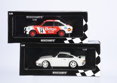 Lot 259 - Minichamps 1:18 Scale Models