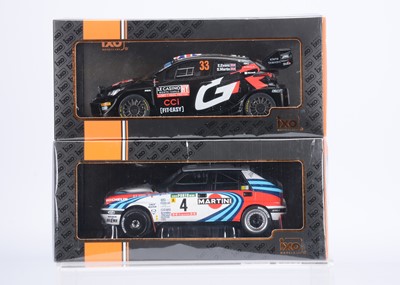 Lot 263 - IXO 1:18 Scale Rally Car Models